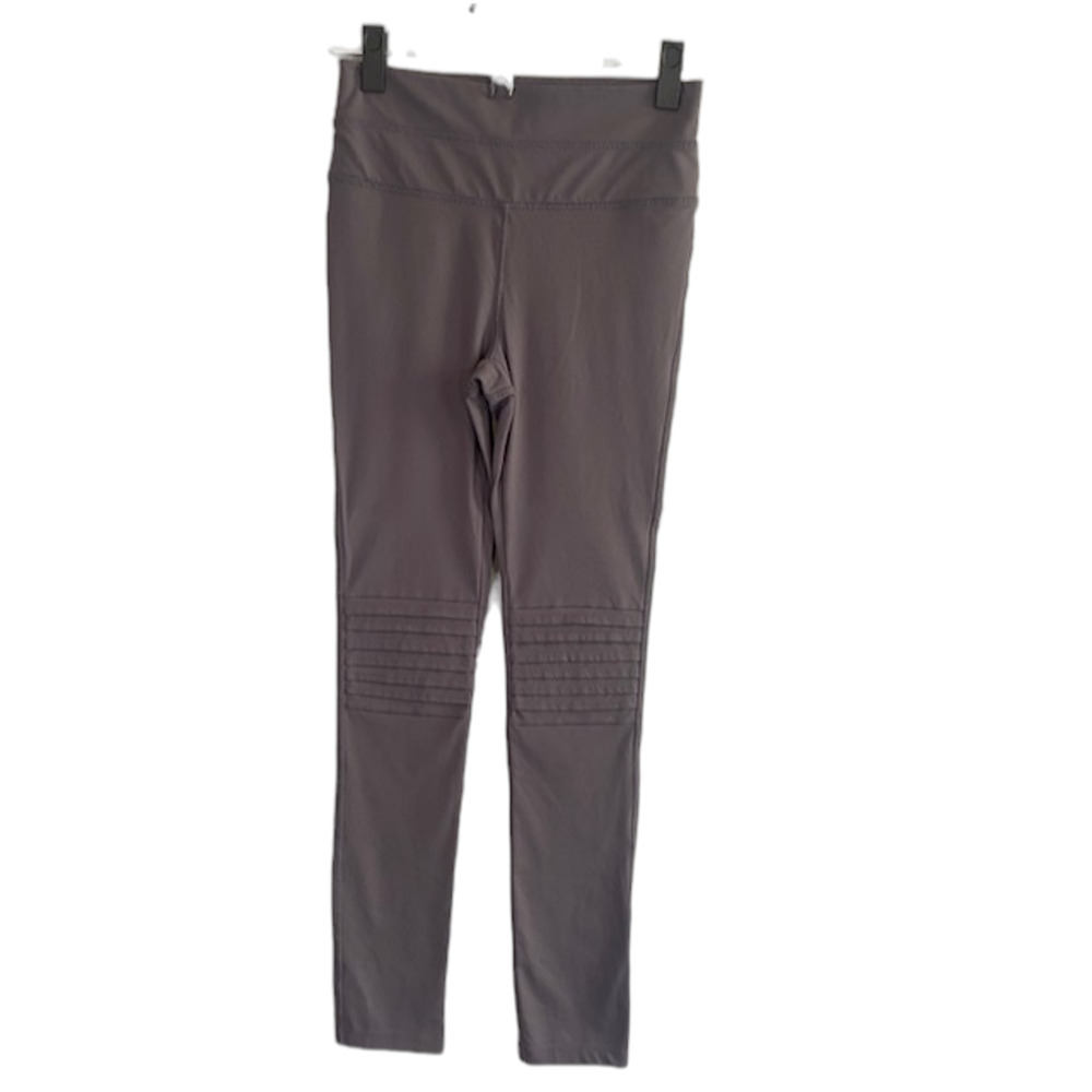 Free People Movement Women’s Gray City Slicker Moto Leggings Size Small